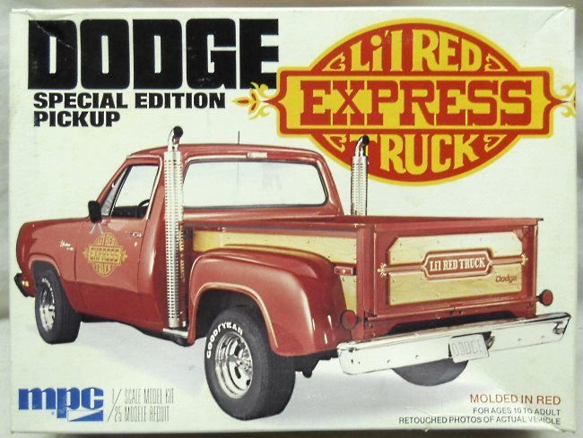 MPC 1/25 Dodge Lil Red Express Special Edition Pickup Truck, 1-0427 plastic model kit